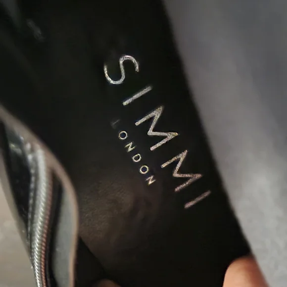 New Simmi London Square Toe Platform Boots, Size 6 to 6.5 US - Picture 5 of 7